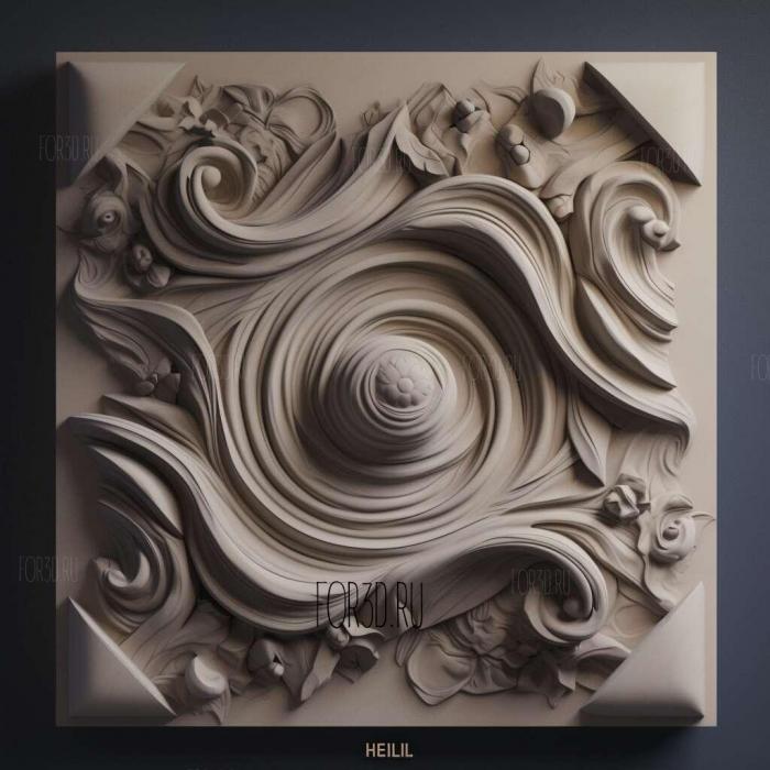 Helix TV series 2 stl model for CNC